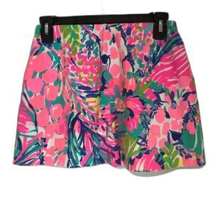 Lilly Pulitzer Madison Skort Women's Size XS Multi-Colored Gumbo Limbo Print